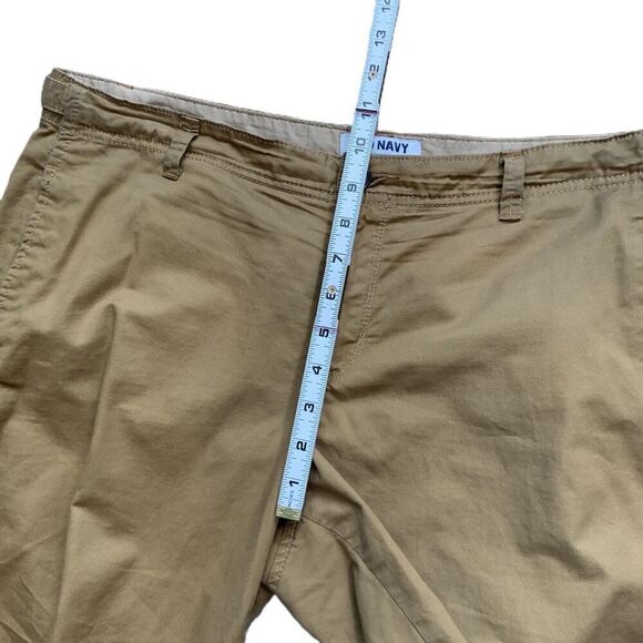 Old Navy Brown Button Closure Belt Loops Khaki Preppy Light Academia Shorts 14 - Picture 8 of 16